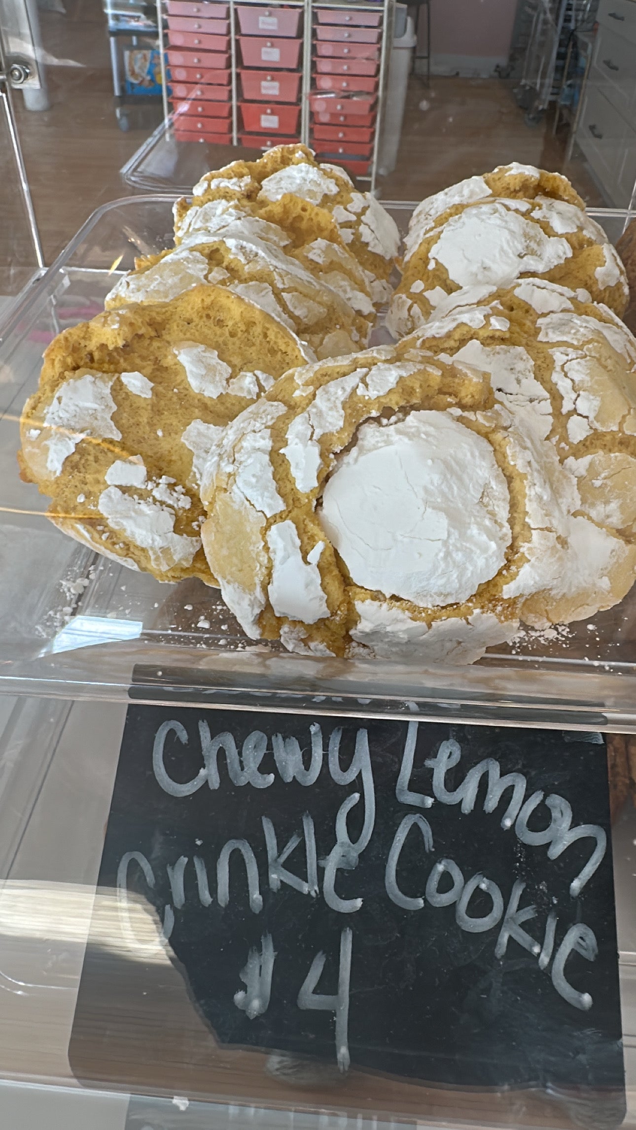Sunshine Lemon Crinkle Cookies: Half Dozen