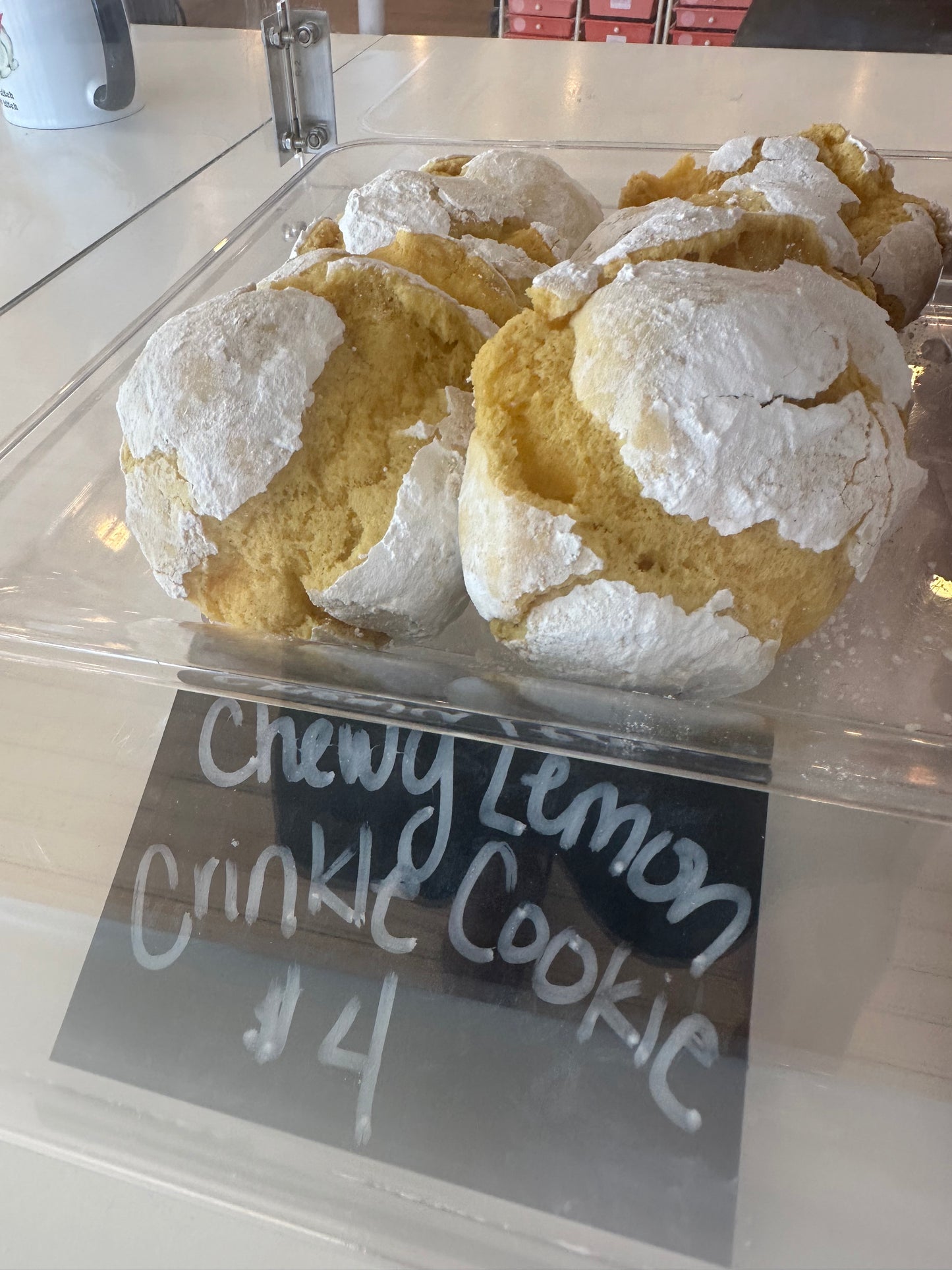 Sunshine Lemon Crinkle Cookies: Half Dozen